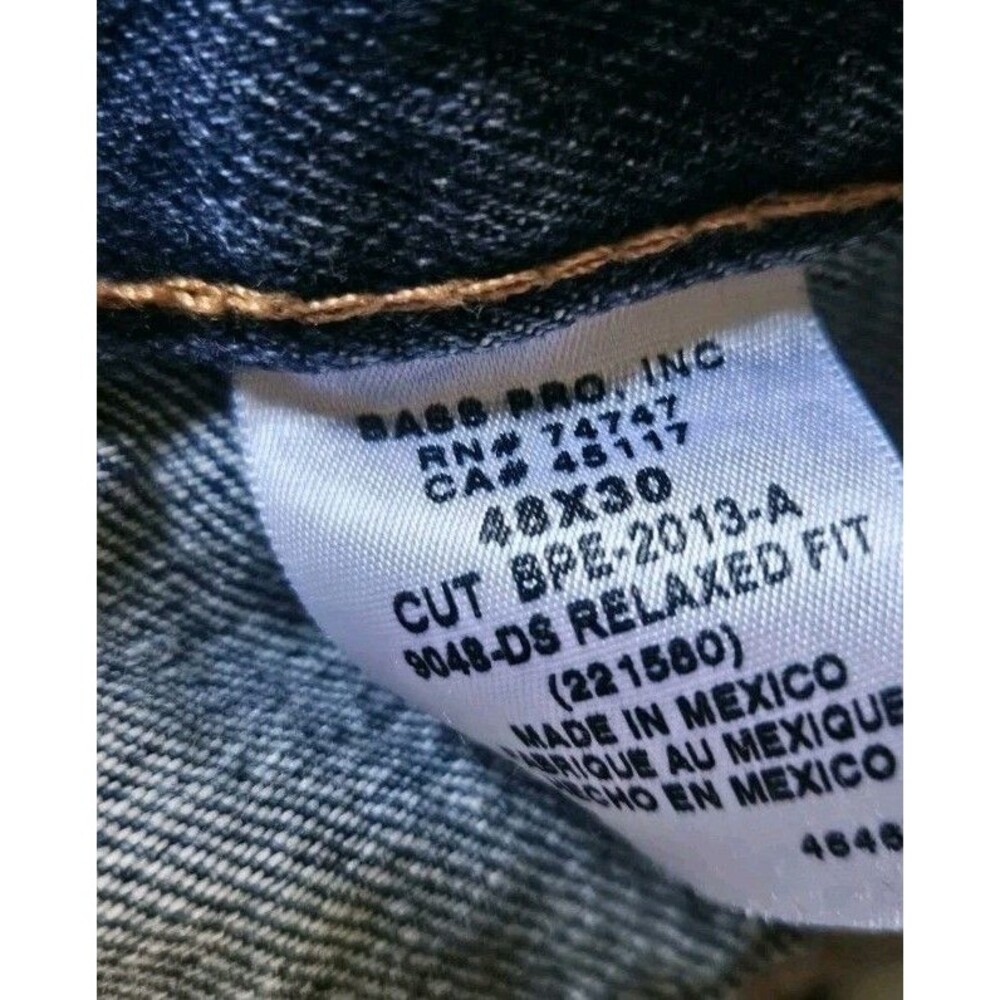 RedHead Jeans Adult Blue Denim Straight Leg Outdoors Mens 48x30 - Picture 5 of 5